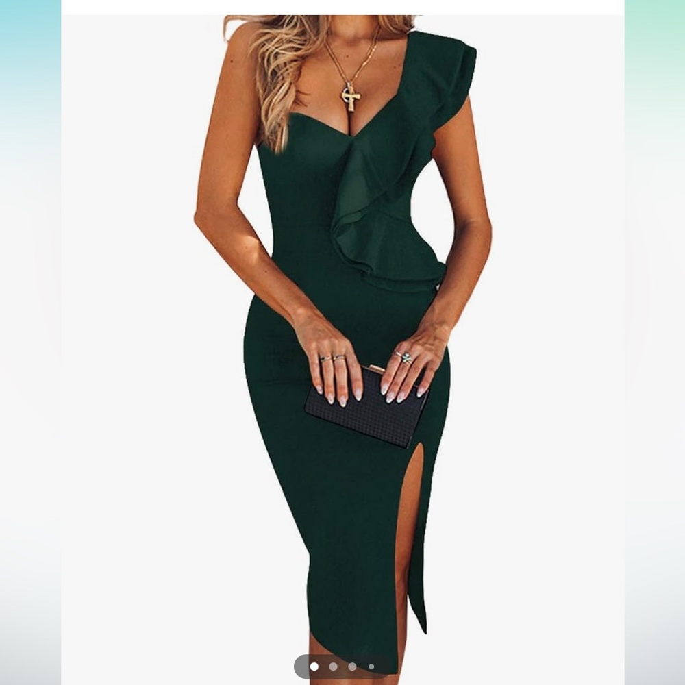 Green Party dress